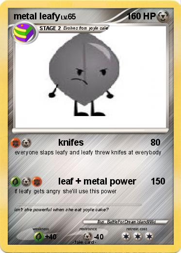 Pokemon metal leafy