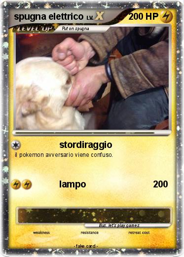 Pokemon spugna elettrico