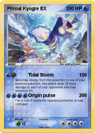 Pokemon Primal Kyogre EX