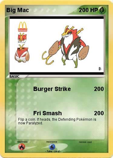 Pokemon Big Mac