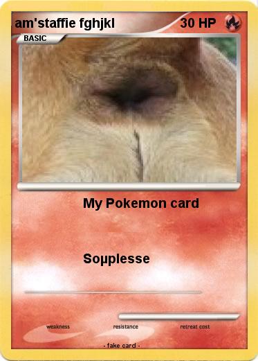 Pokemon am'staffie fghjkl
