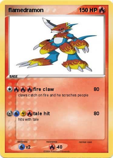 Pokemon flamedramon
