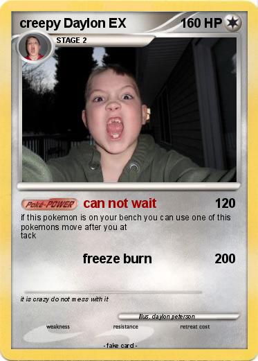 Pokemon creepy Daylon EX