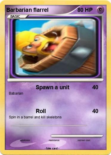 Pokemon Barbarian flarrel