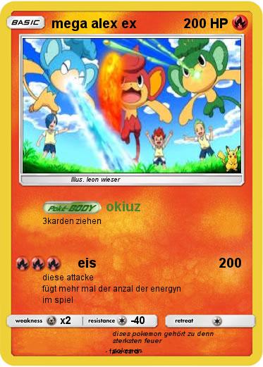 Pokemon mega alex ex
