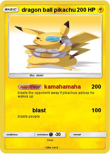 Pokemon dragon ball pikachu