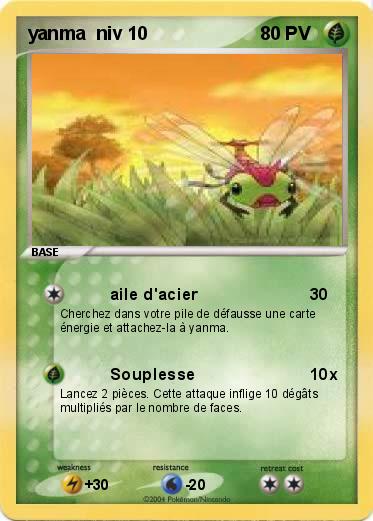 Pokemon yanma  niv 10
