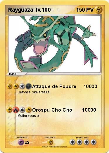 Pokemon Rayguaza  lv.100