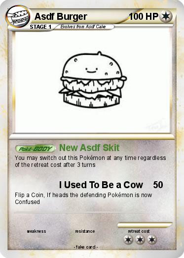 Pokemon Asdf Burger