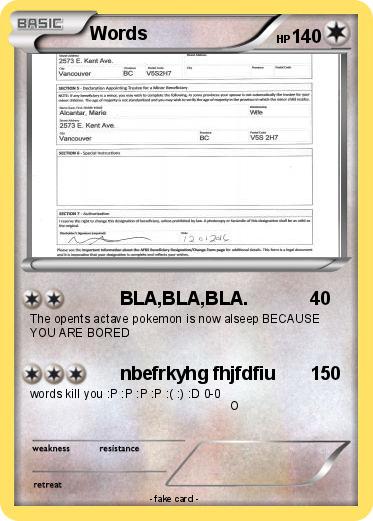 Pokemon Words