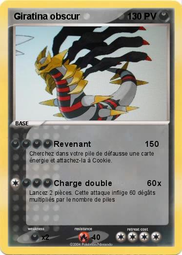 Pokemon Giratina obscur