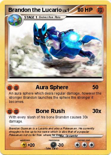Pokemon Brandon the Lucario
