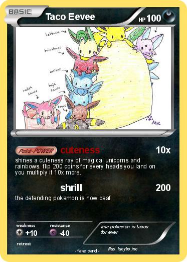 Pokemon Taco Eevee