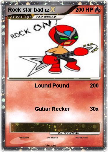 Pokemon Rock star bad