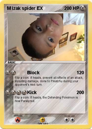Pokemon M izak spider EX