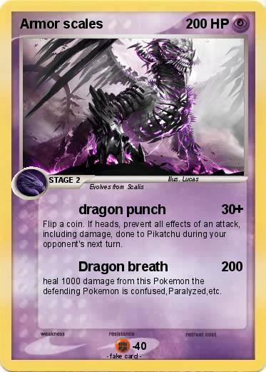 Pokemon Armor scales