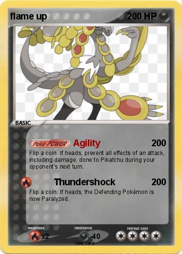 Pokemon flame up
