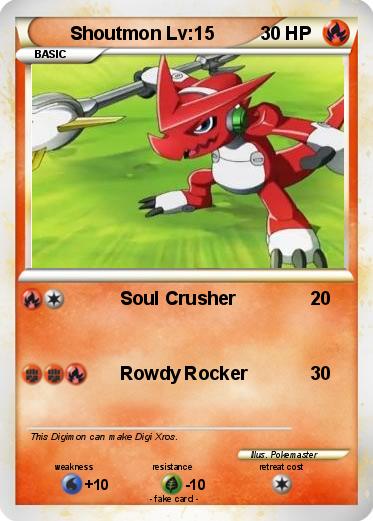 Pokemon Shoutmon Lv:15