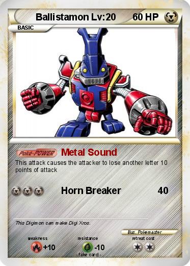 Pokemon Ballistamon Lv:20