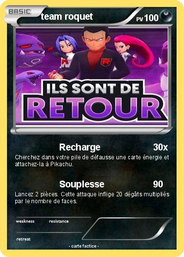 Pokemon team roquet