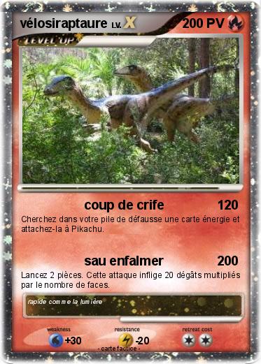 Pokemon vélosiraptaure