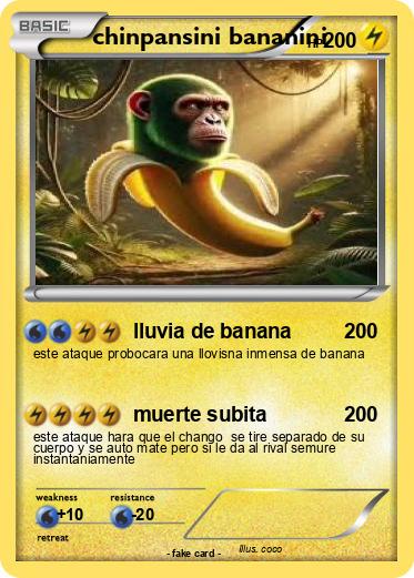 Pokemon chinpansini bananini