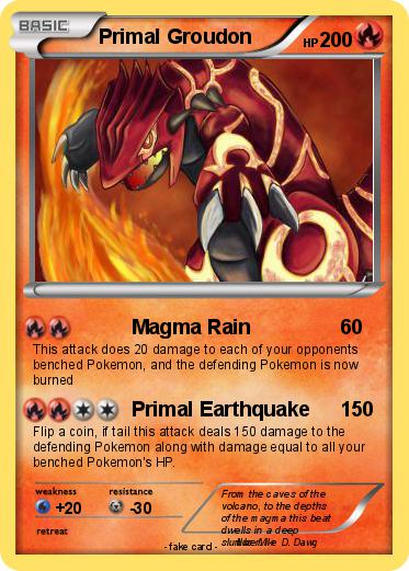 Pokemon Primal Groudon