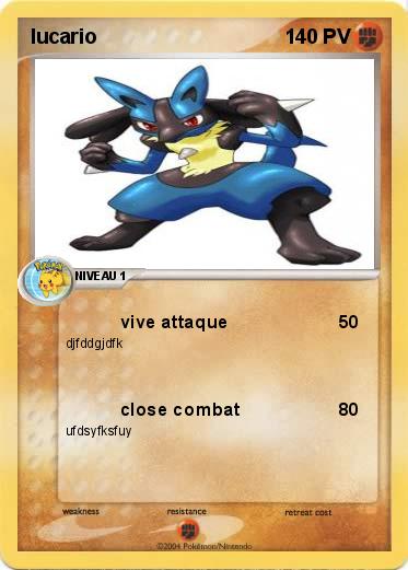 Pokemon lucario