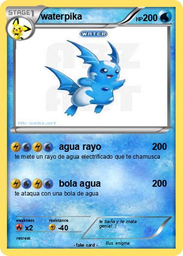 Pokemon waterpika
