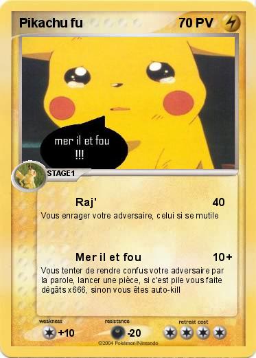 Pokemon Pikachu fu
