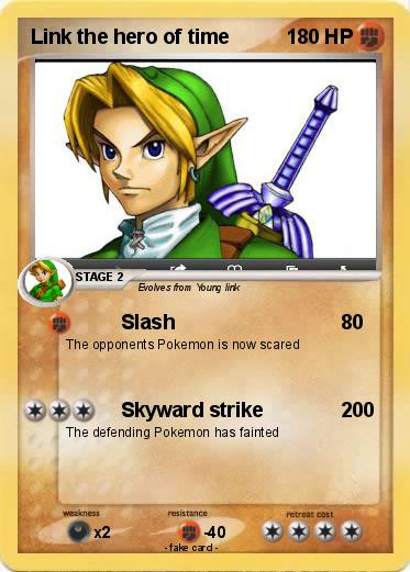 Pokemon Link the hero of time