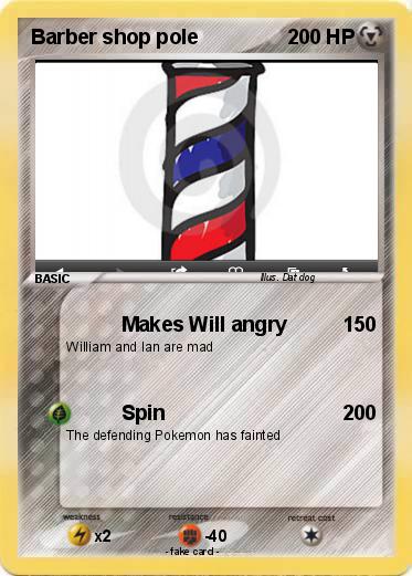 Pokemon Barber shop pole