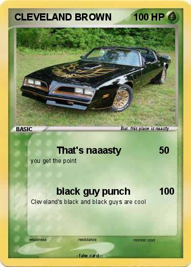 Pokemon CLEVELAND BROWN