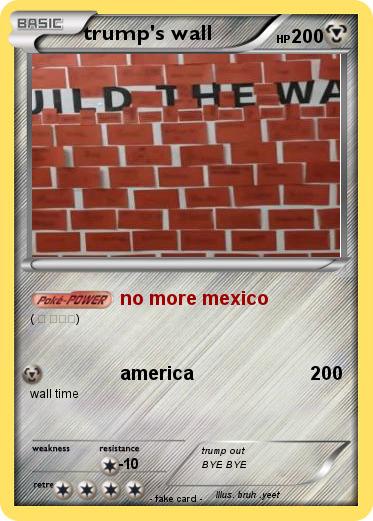 Pokemon trump's wall