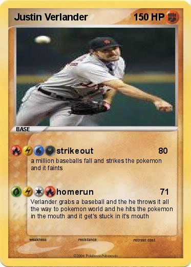 Pokemon Justin Verlander