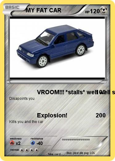 Pokemon MY FAT CAR