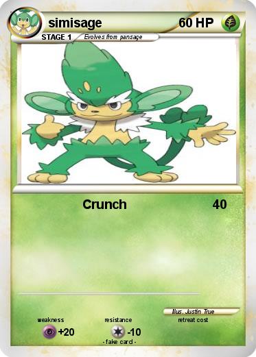 Pokemon simisage