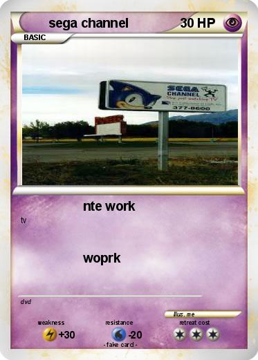 Pokemon sega channel