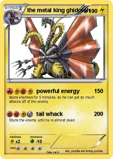 Pokemon the metal king ghidorah