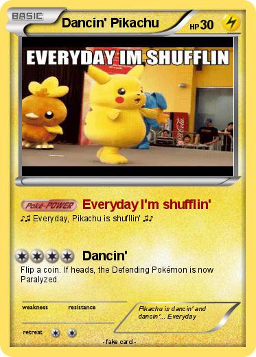 Pokemon Dancin' Pikachu