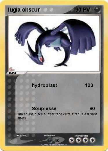 Pokemon lugia obscur