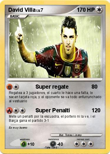 Pokemon David Villa