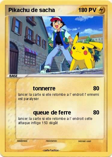 Pokemon Pikachu de sacha