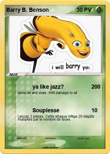 Pokemon Barry B. Benson