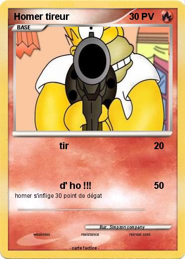 Pokemon Homer tireur