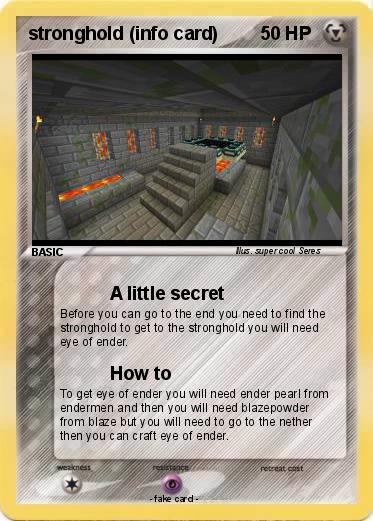 Pokemon stronghold (info card)