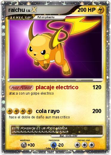 Pokemon raichu