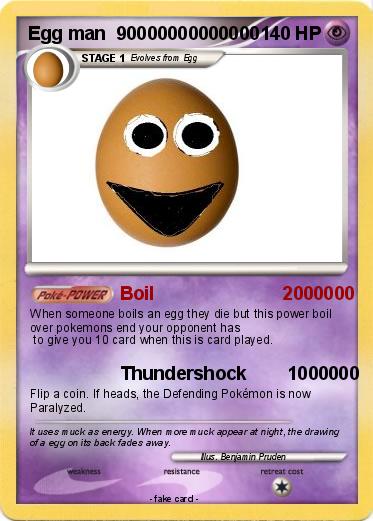 Pokemon Egg man  90000000000000