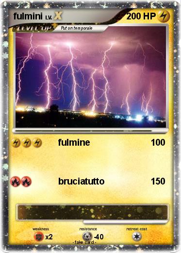 Pokemon fulmini