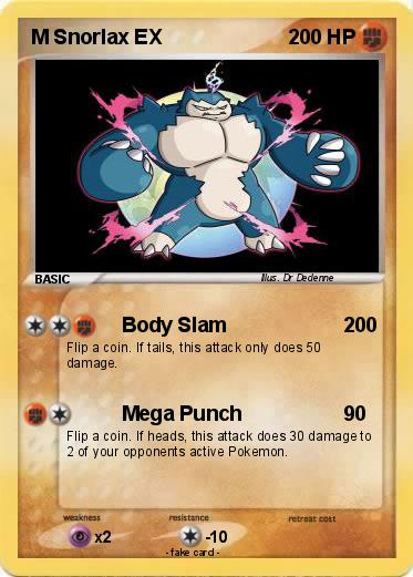 Pokemon M Snorlax EX